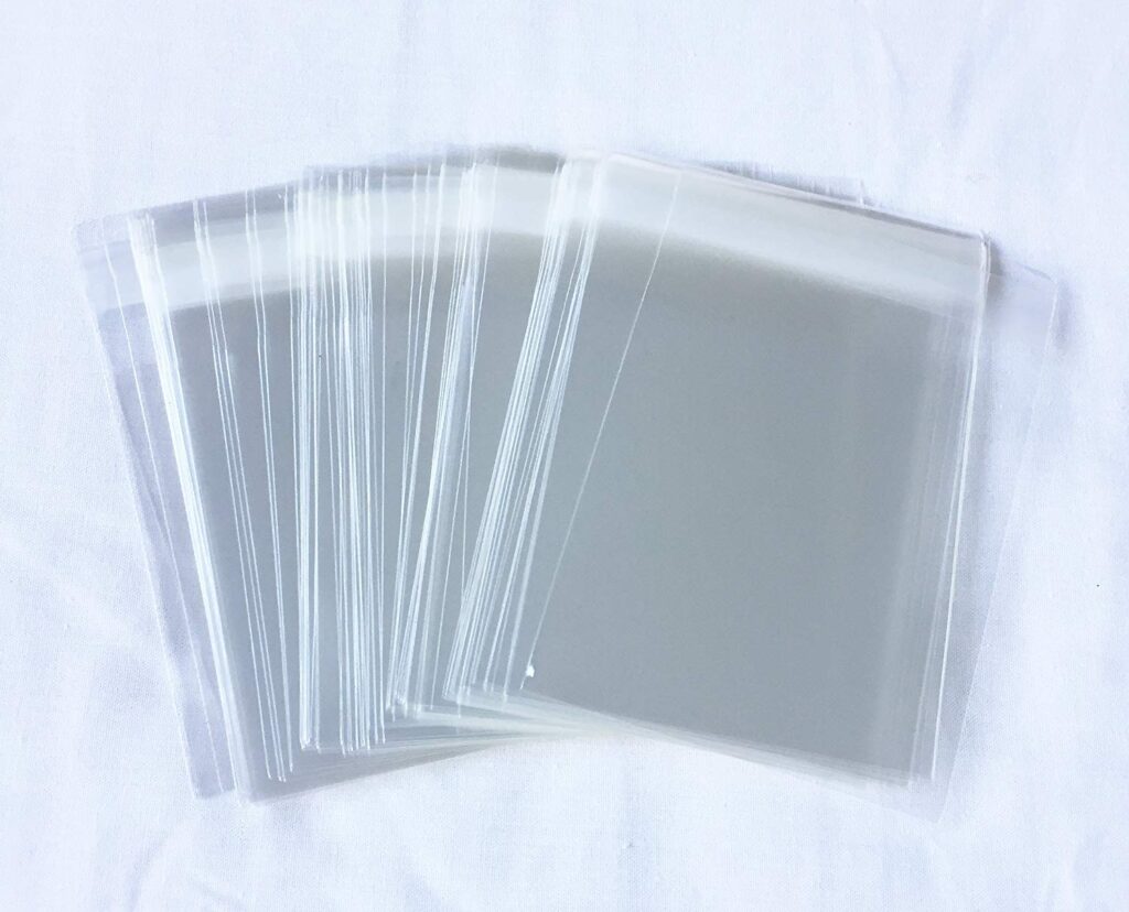 11cm x 11cm Self Adhesive Seal Clear Cellophane Bags – 90 – 1080 pieces